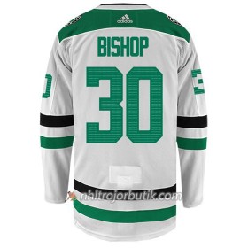 Män Ishockey Dallas Stars Tröja BEN BISHOP 30 Adidas Vit Authentic
